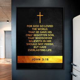 John 3:16 - ABConcepts - NicheCanvas