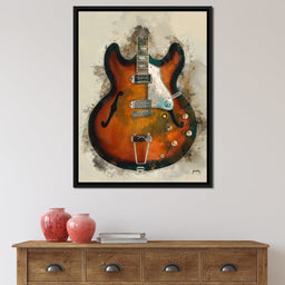 John Lennon's Guitar - Abraham Szomor - NicheCanvas