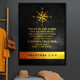 Proverbs 3:5-6 - ABConcepts - NicheCanvas