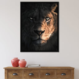 Lion Dark - Zenzdesign - NicheCanvas
