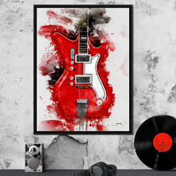 Jack White's Guitar - Abraham Szomor - NicheCanvas