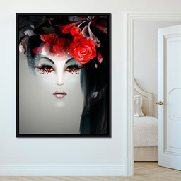 Geisha Portrait - NicheCanvas