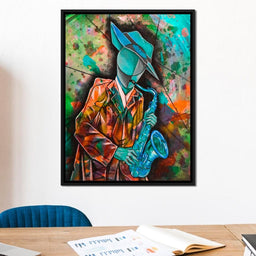 Soul Jazz Player - NicheCanvas