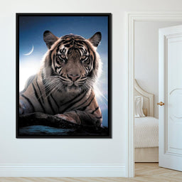 Tiger Moon - Zenzdesign - NicheCanvas