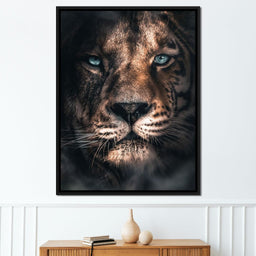 Lion Tiger - Zenzdesign - NicheCanvas