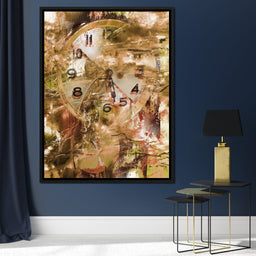 Psychedelic Clock - NicheCanvas