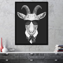 Dressed Up Goat - NicheCanvas