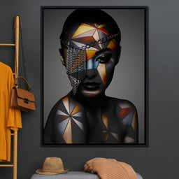 Geometric Face Paint - Johanjjf - NicheCanvas