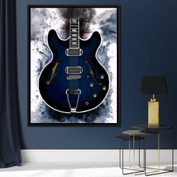 Gary Clark Jr's Electric Guitar -  Abraham Szomor - NicheCanvas