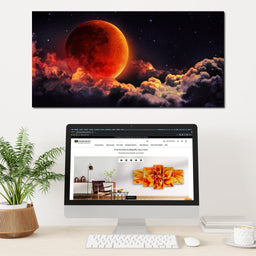 Red Moon - NicheCanvas