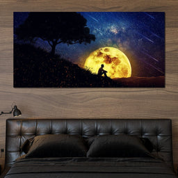 Otherworldly Night Scene - NicheCanvas