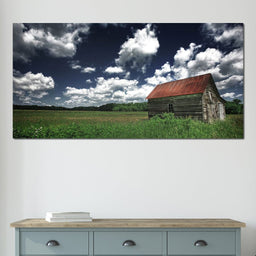 Old Barn in the Field - NicheCanvas