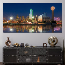 Dallas Skyline - NicheCanvas
