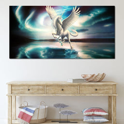 Northern Light Unicorn - NicheCanvas