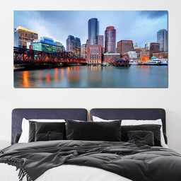 Boston Skyline - NicheCanvas
