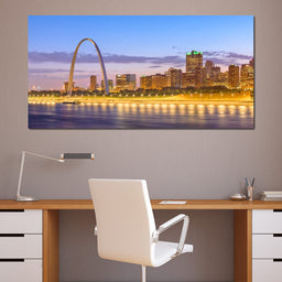 St Louis Skyline - NicheCanvas