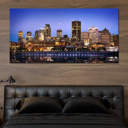 Montreal Skyline - NicheCanvas