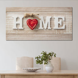 Home Is Where The Heart Is - NicheCanvas