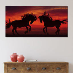 Stallion Sunset - Johanjjf - NicheCanvas