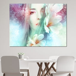 Spring Lady - NicheCanvas