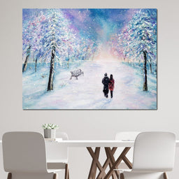 Winter Walk - NicheCanvas
