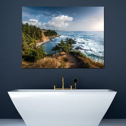 Blue Coast - Lucas Moore - NicheCanvas