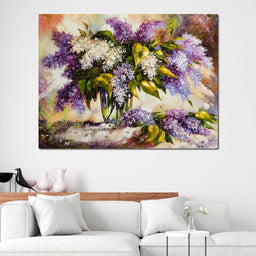Lilac Bouquet - NicheCanvas