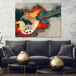 Tom Petty's Electric Guitar - Abraham Szomor - NicheCanvas