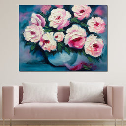 Beautiful Peonies - NicheCanvas