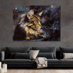 Night Cat - NicheCanvas