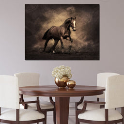 Brown Horse - NicheCanvas