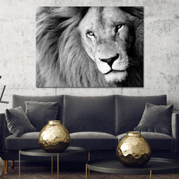 Lion Portrait - NicheCanvas