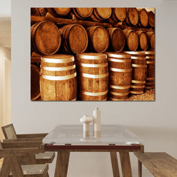 Tequila Barrels - NicheCanvas