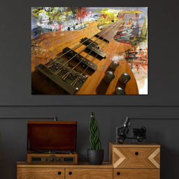 Bass Guitar - NicheCanvas