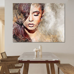 Girl Watercolor 4 - Mateo - NicheCanvas