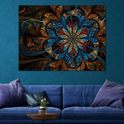 Blue Shadow - NicheCanvas