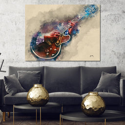 BB King's Guitar - Abraham Szomor - NicheCanvas