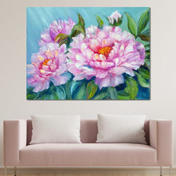 Asian Peonies - NicheCanvas
