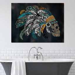 Ornamental Skull - NicheCanvas