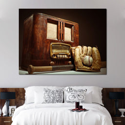 Vintage Baseball - NicheCanvas