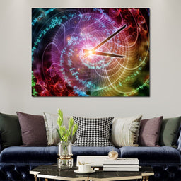 Spacetime Clock - NicheCanvas