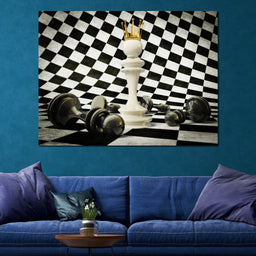 Chessboard King - NicheCanvas