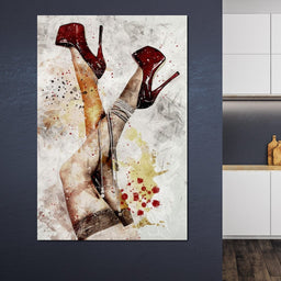 Heels and Pearls - Vizahn Burger - NicheCanvas