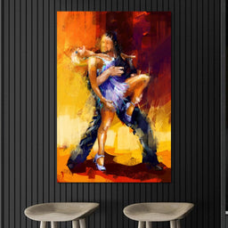 Rumba Dancers - NicheCanvas