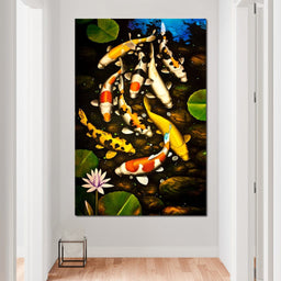Koi Fishes - NicheCanvas