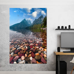 Colored Pebbles - Lucas Moore - NicheCanvas