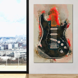 David Gilmour's Guitar - Abraham Szomor - NicheCanvas
