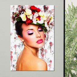 Flower Devine MixArt - Johanjjf - NicheCanvas