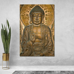Buddhist Mural - NicheCanvas