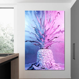 Psychedelic Pineapple - NicheCanvas